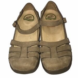 Dansko Keira Mary Jane Tan Leather Comfort Shoe 38